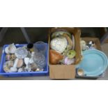 Four boxes of china, etc. **PLEASE NOTE THIS LOT IS NOT ELIGIBLE FOR POSTING AND PACKING**