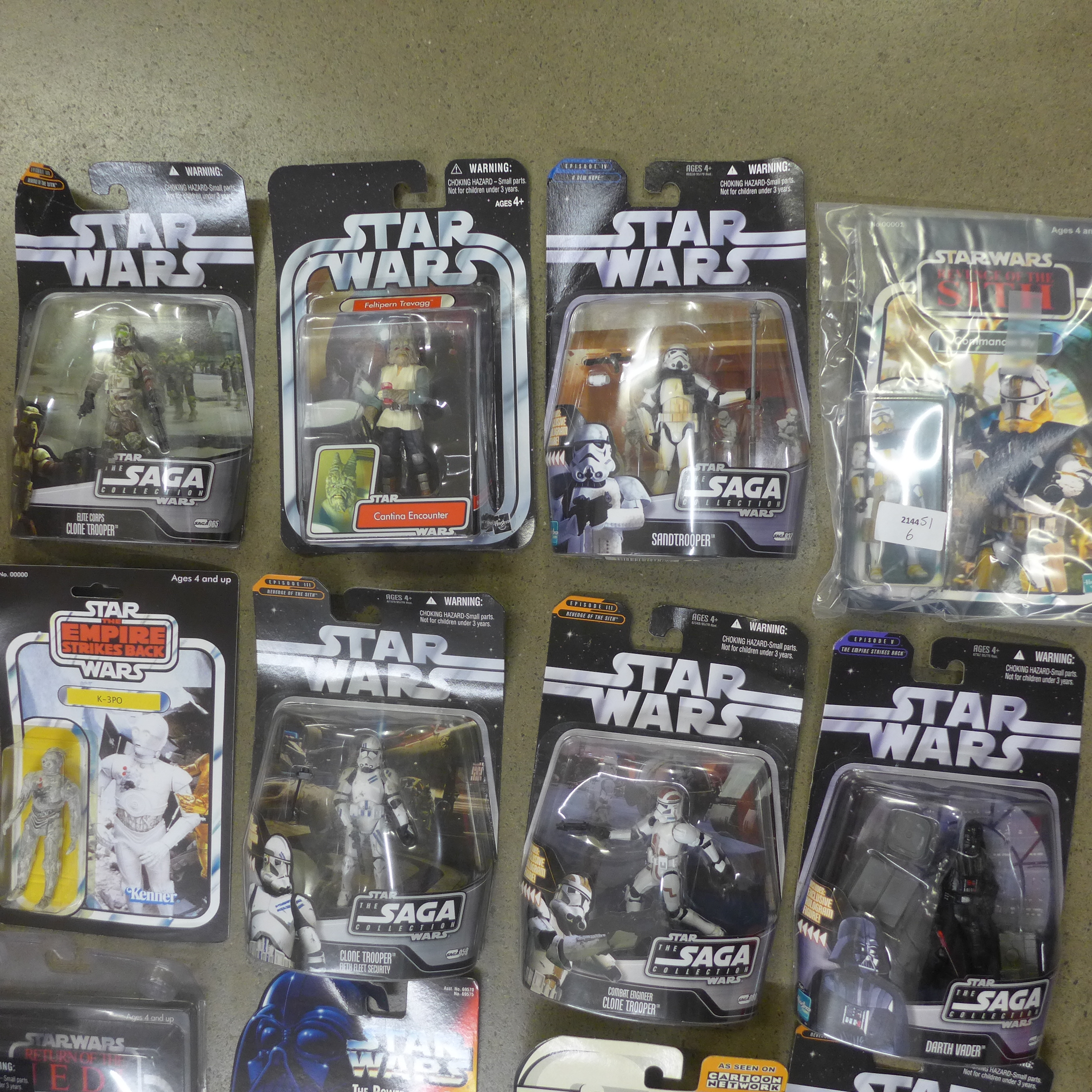 Star Wars The Saga Collection figures (12) and seven others - Image 5 of 5