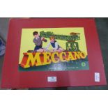 A Meccano Construction set Number 5 with instruction booklet and other booklets