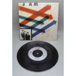 The Jam autographed single, Paul Weller, Bruce Foxton and Rick Buckler