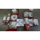 A collection of Cavershall Christmas and other assorted china **PLEASE NOTE THIS LOT IS NOT ELIGIBLE