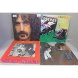 Six Frank Zappa LP records