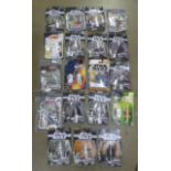 Star Wars The Saga Collection figures (12) and seven others