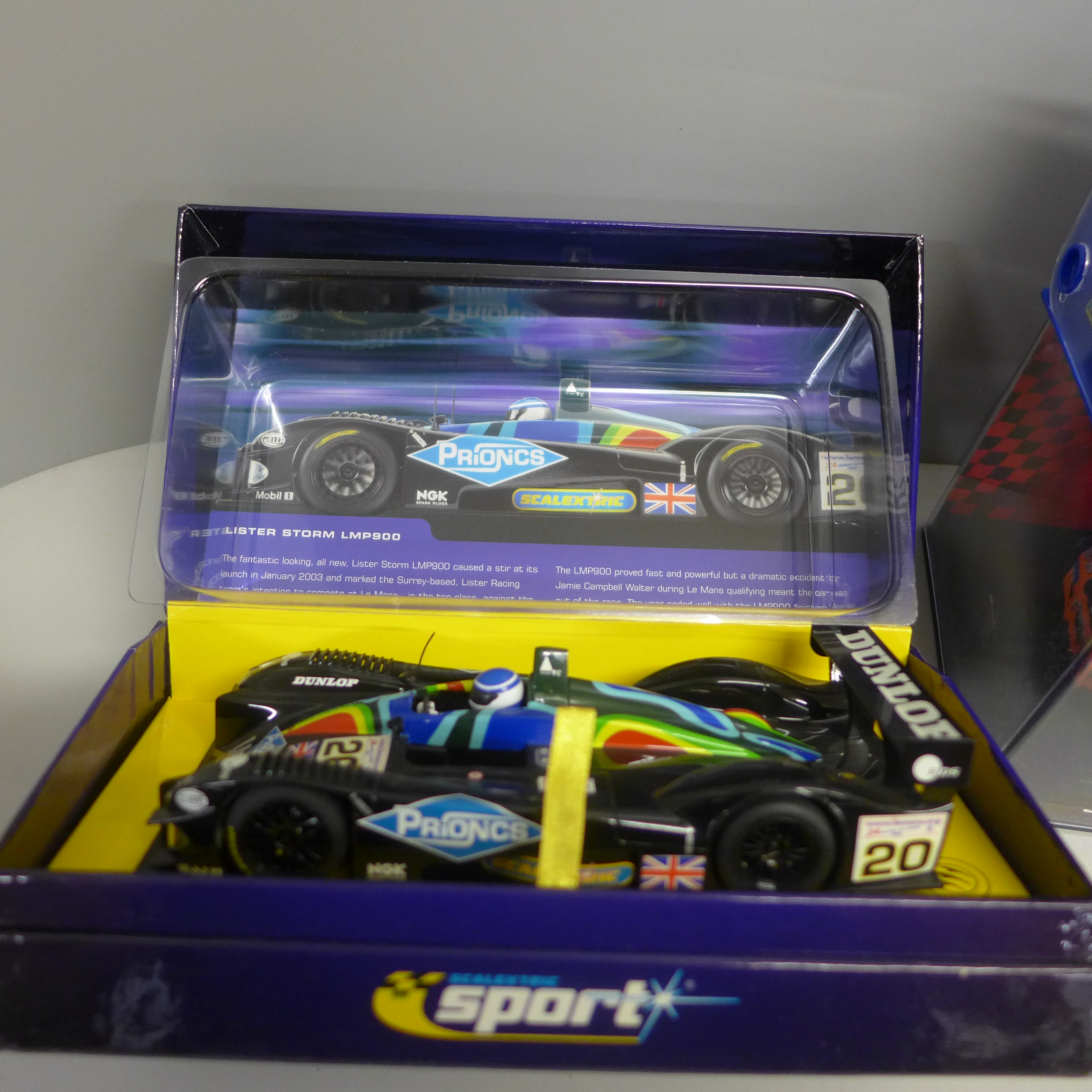 Six slot car vehicles, including Scalextric and Winco - Image 3 of 3