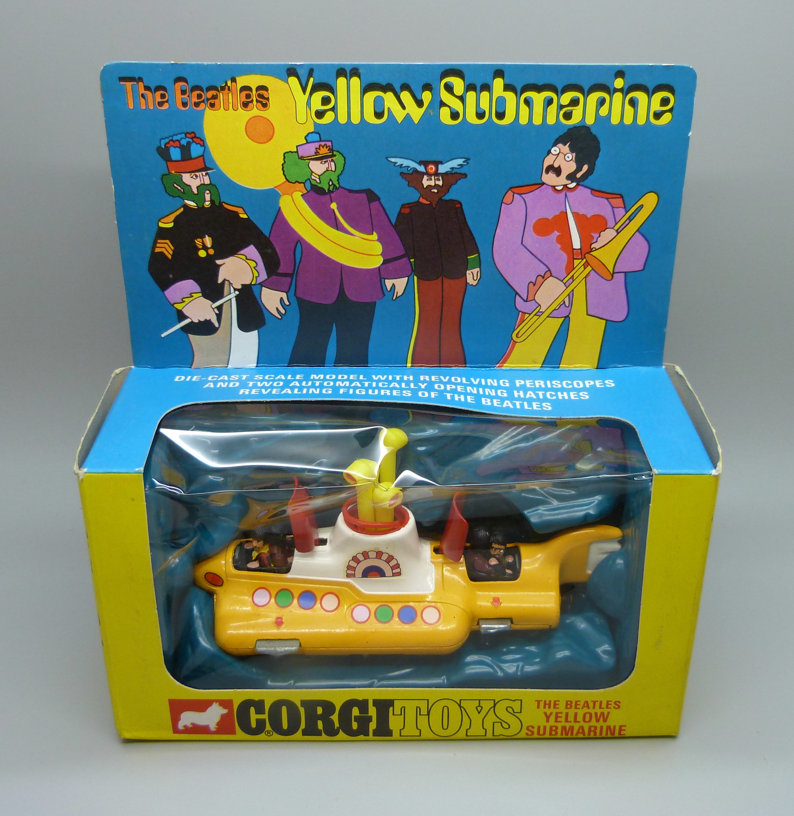 A Corgi Toys 803 The Beatles Yellow Submarine, boxed, (old shop stock)