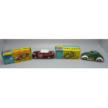 Two Corgi Toys, 322 Rover 2000 in Monte-Carlo Trim and Volkswagen European Police Car, both