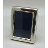 A small silver photograph frame by Carr's of Sheffield, 5cm wide