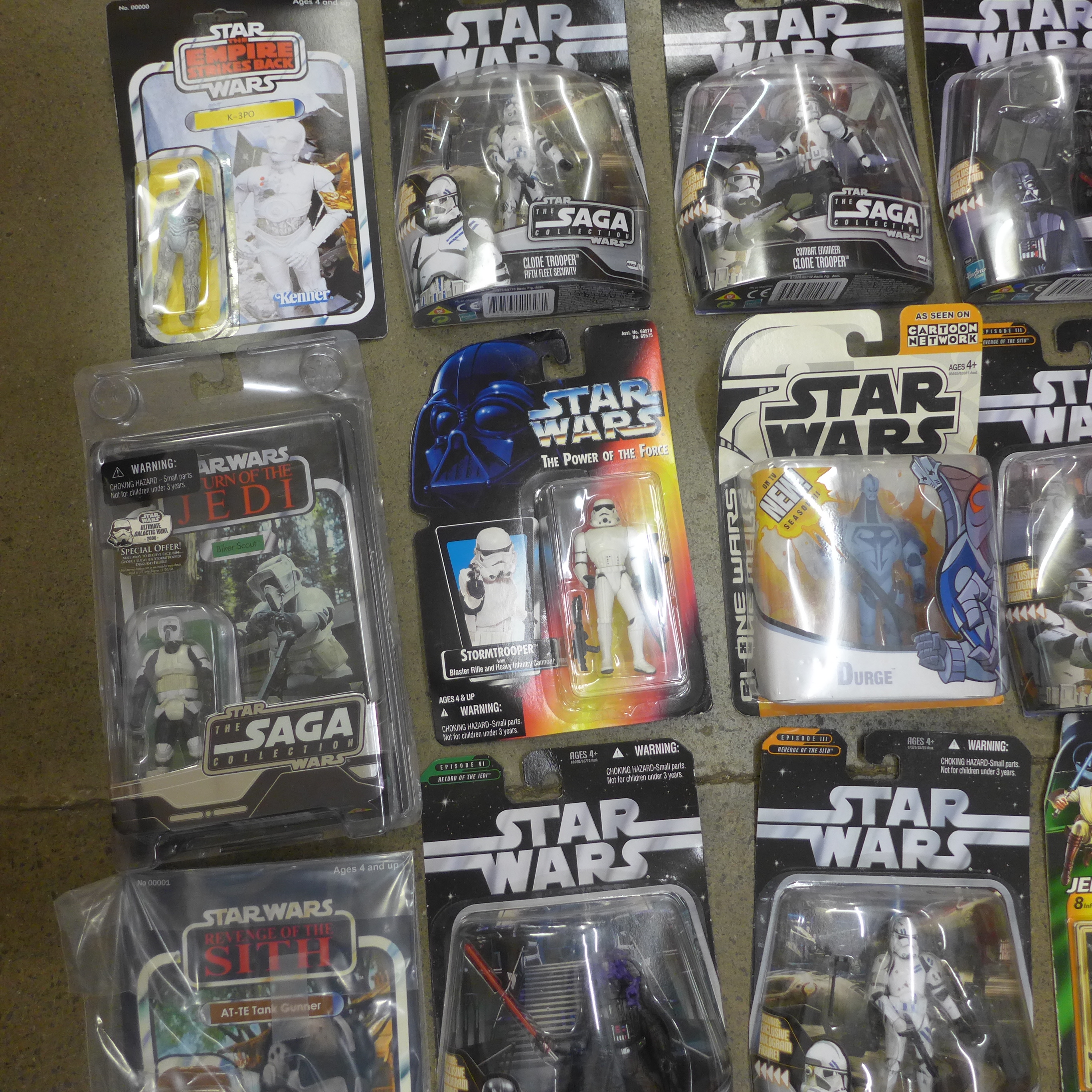Star Wars The Saga Collection figures (12) and seven others - Image 3 of 5