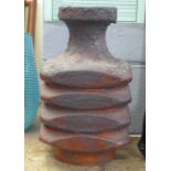 A 1960's/1970's lava vase, 41.5cm **PLEASE NOTE THIS LOT IS NOT ELIGIBLE FOR POSTING AND PACKING**