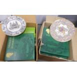 Two boxes of Mason's Christmas plates **PLEASE NOTE THIS LOT IS NOT ELIGIBLE FOR POSTING AND