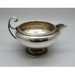 A silver jug, Sheffield 1918, 121g