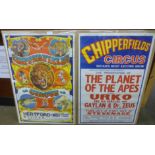 Two Chipperfield's Circus posters