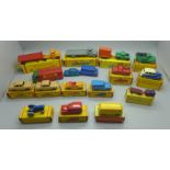 A collection of Dublo Dinky Toys vehicles, 061, 062, 063, 064, 065, 067, 068, 069, 071, 076, 072,