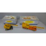 A Dinky Supertoys 972 20-ton lorry mounted crane and a 971 Coles Mobile Crane, both boxed