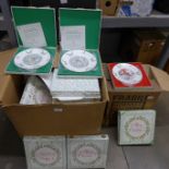 Two boxes of Royal Doulton Christmas china, boxed **PLEASE NOTE THIS LOT IS NOT ELIGIBLE FOR POSTING