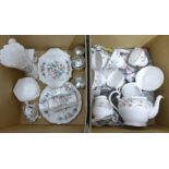 A Royal Standard Fancy Free tea set and a collection of Aynsley **PLEASE NOTE THIS LOT IS NOT