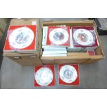 Two boxes of Royal Doulton Christmas china, boxed **PLEASE NOTE THIS LOT IS NOT ELIGIBLE FOR POSTING