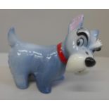 A Wade blow up dog figure