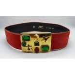 A vintage designer Escada fashion belt