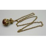 A vintage Bohemian snake necklace