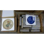 Hummel, Goebel and Royal Copenhagen collectors plates, three boxes **PLEASE NOTE THIS LOT IS NOT