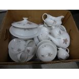 A box of Royal Doulton Tumbling Leaves tea and dinnerwares **PLEASE NOTE THIS LOT IS NOT ELIGIBLE