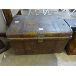 A Victorian Mohrs Patent steamer trunk