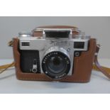 A vintage Kiev film camera