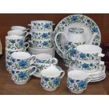 Midwinter coffee wares, soup bowls, etc., twelve cups and saucers, coffee pot, etc. **PLEASE NOTE