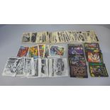 ABC 78 Man from U.N.C.L.E. cards; 21 Thunderbirds, 5 Batman and 48 Outer Limits