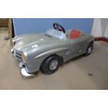 A child's toy Mercedes pedal car, a/f