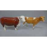 Two Beswick cows including Hereford Champion of Champions