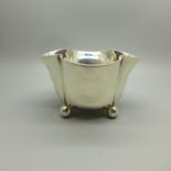 A Victorian silver quatrefoil bowl, London 1897, 78g