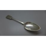 A William IV silver spoon, 78g