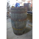 A whisky barrel