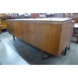 A teak sideboard