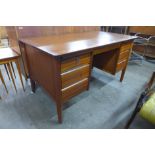 A teak desk