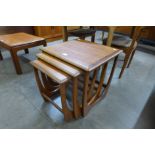 A G-Plan Astro teak nest of tables