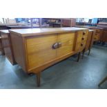 A teak sideboard