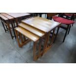 A G-Plan Quadrille teak nest of tables