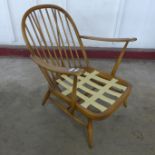 An Ercol Golden Dawn beech Windsor armchair