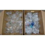 Two boxes of mixed glass **PLEASE NOTE THIS LOT IS NOT ELIGIBLE FOR POSTING AND PACKING**