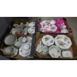 Four boxes of Johnson Bros. tea and dinnerwares, 1980's **PLEASE NOTE THIS LOT IS NOT ELIGIBLE FOR