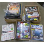 A box of retro Gamer Collection magazines and Photography magazines **PLEASE NOTE THIS LOT IS NOT