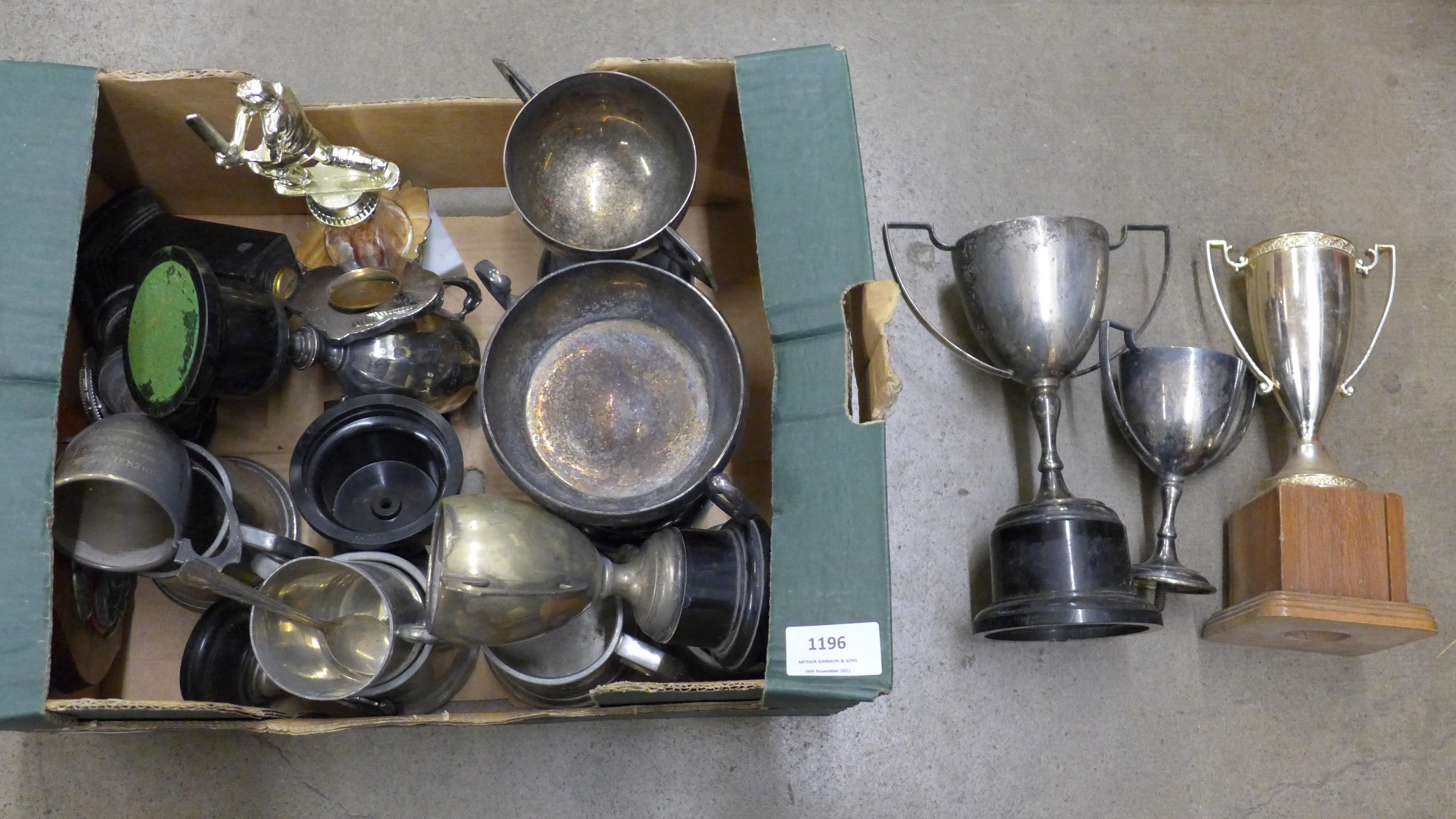 A collection of silver plate, including trophies and tankards **PLEASE NOTE THIS LOT IS NOT ELIGIBLE - Image 2 of 2