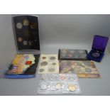 Six Royal Canadian mint uncirculated coin sets