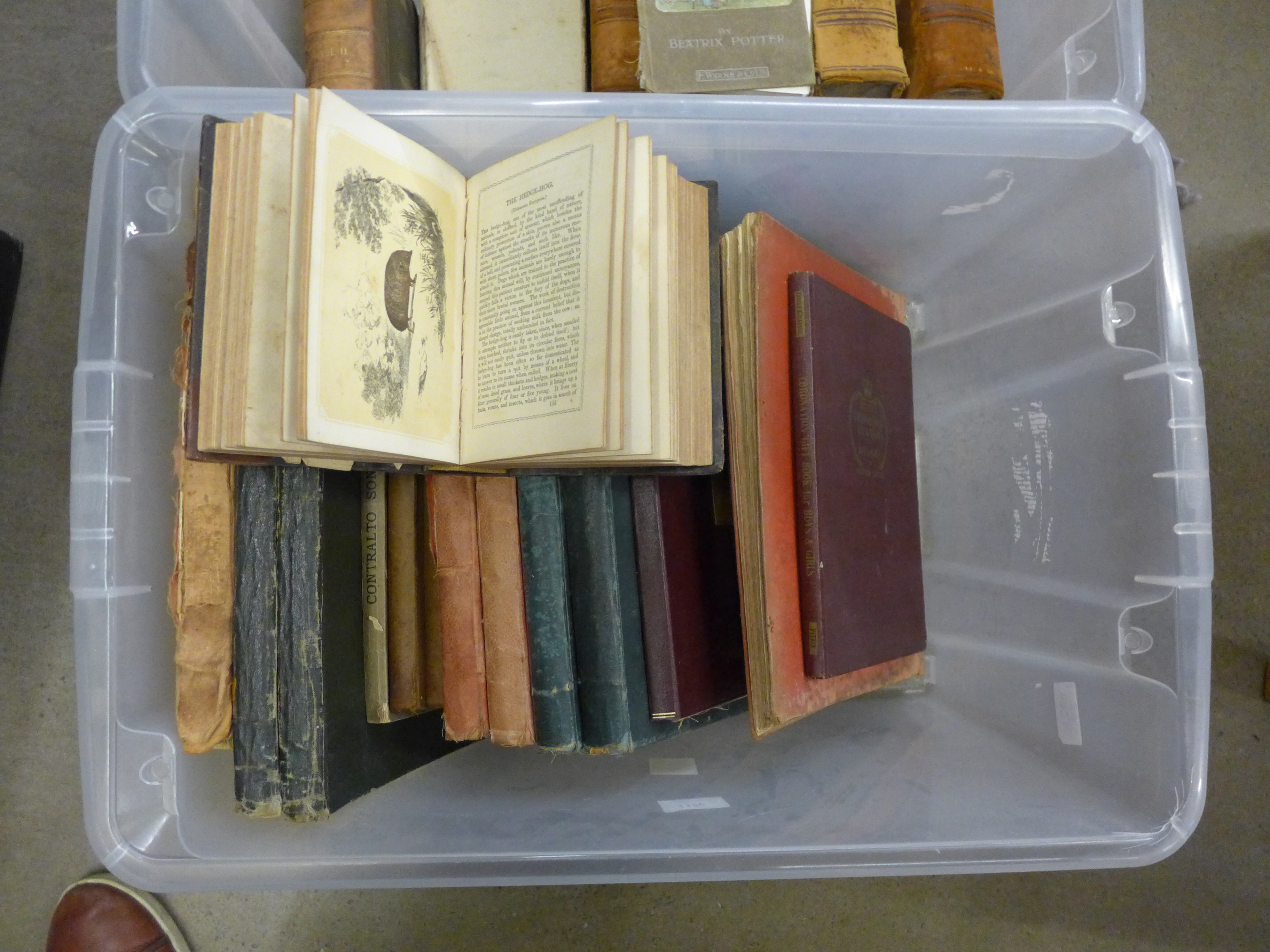 A collection of 19th and 20th Century books including a box of sheet music and song books **PLEASE - Image 2 of 3