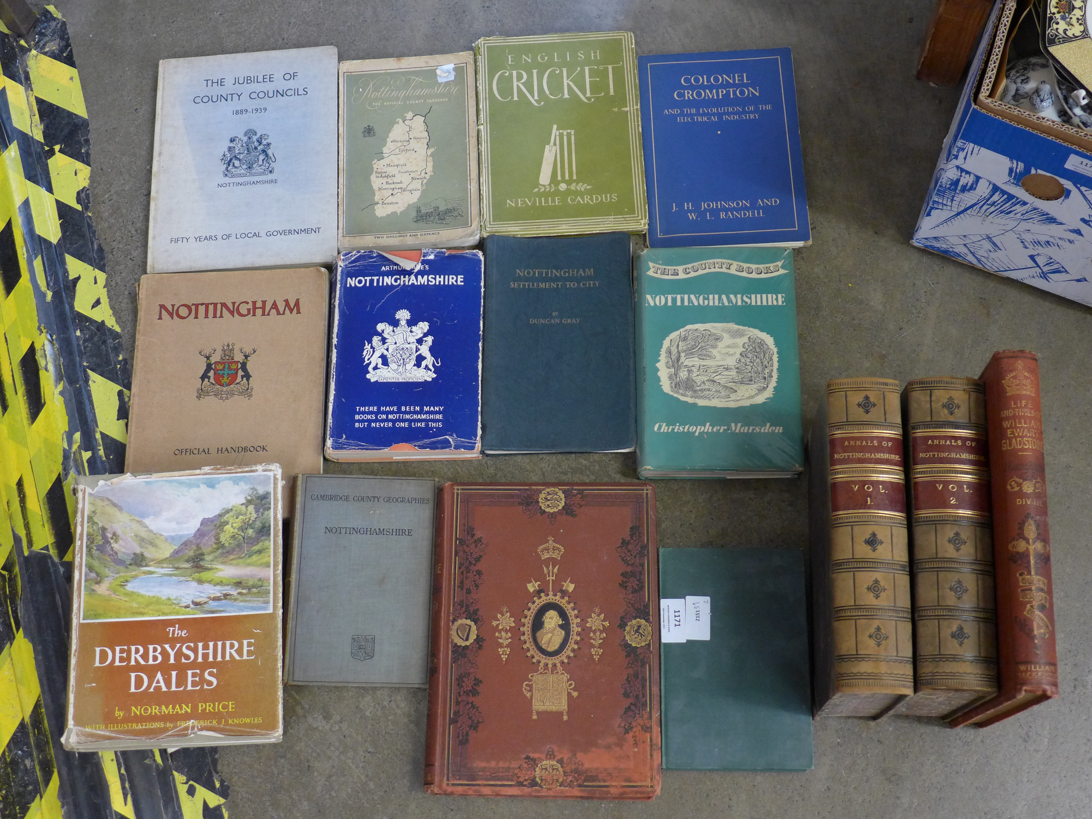 A collection of Nottinghamshire related books**PLEASE NOTE