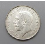 A George V 1924 shilling, uncirculated