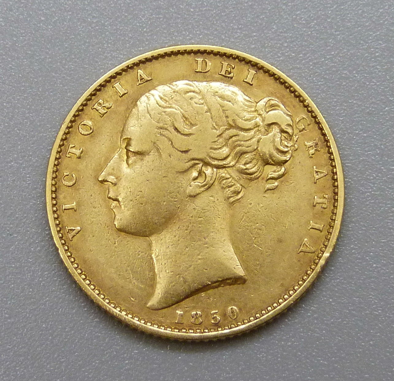 A Victorian 1850 full sovereign